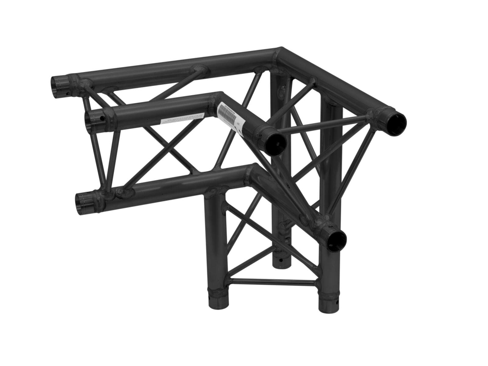 ALUTRUSS DECOLOCK DQ3-SPAL33 Angolo a 3 vie 90° nero bk - 60302033
