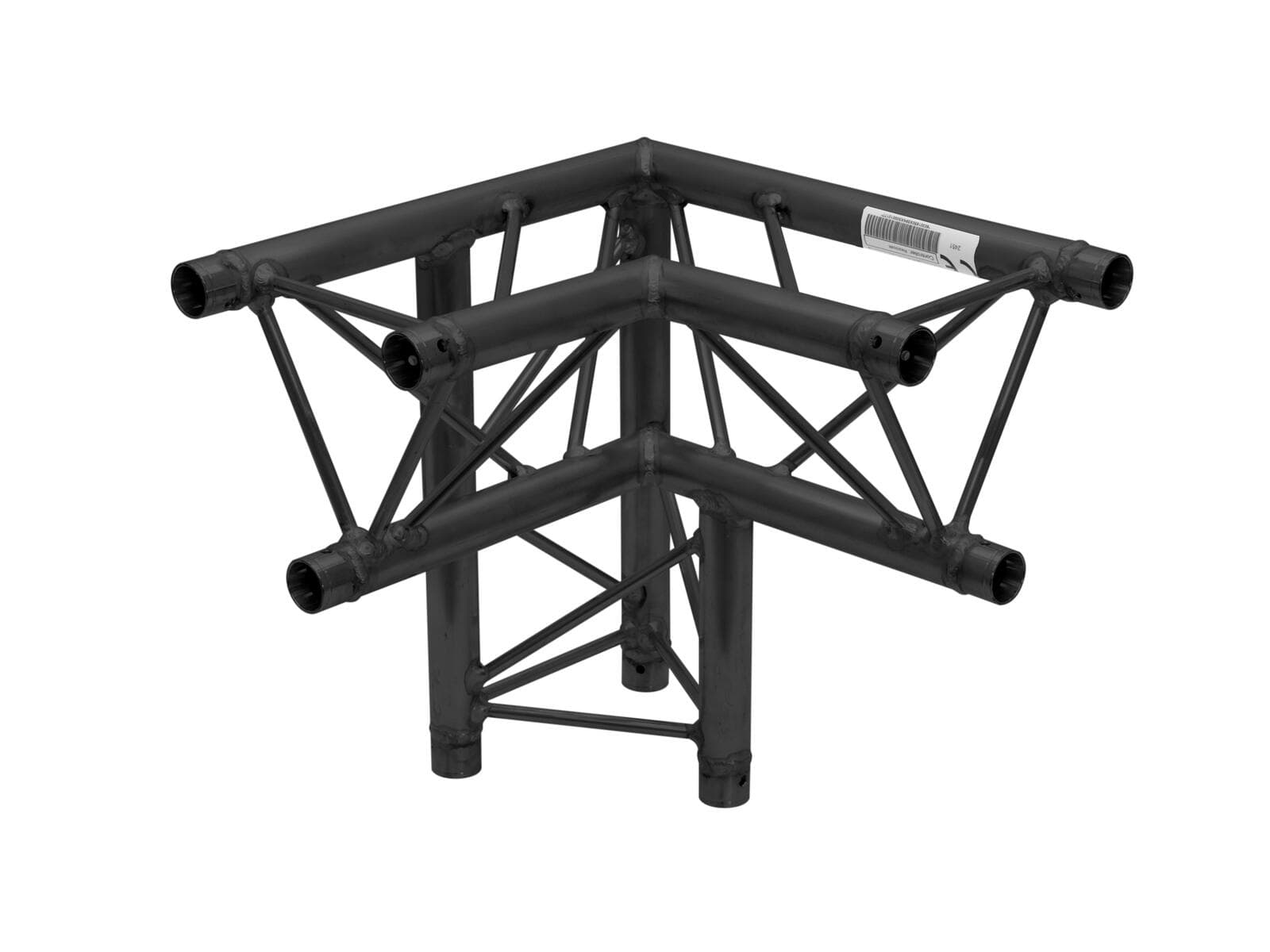ALUTRUSS DECOLOCK DQ3-SPAL34 Angolo a 3 vie 90° nero bk - 60302034
