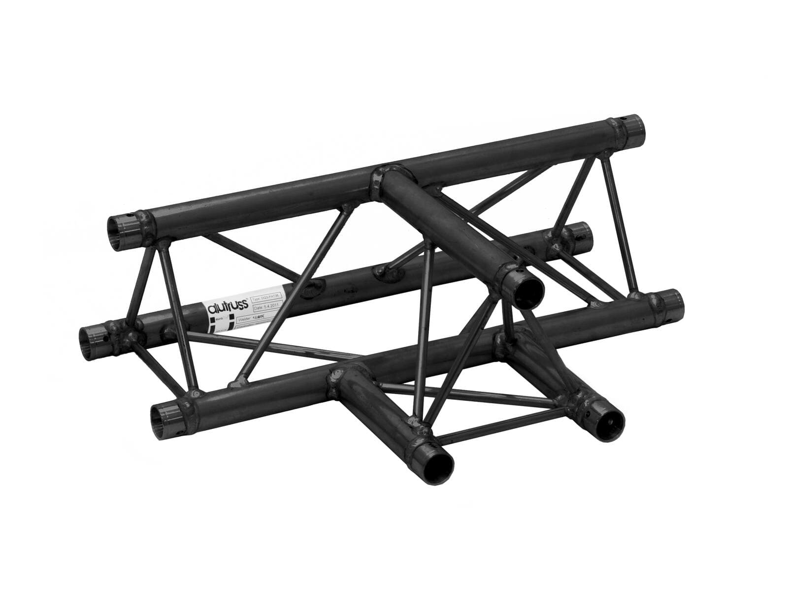 ALUTRUSS DECOLOCK DQ3-SPAT36 Raccordo a T a 3 vie 90° nero bk - 60302036