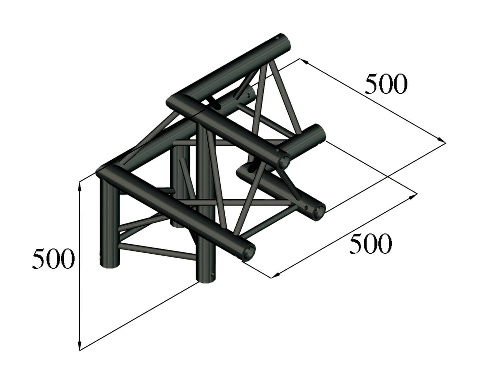 ALUTRUSS TRILOCK S-PAL-31 Angolo a 3 vie /\ destro - 6030253N