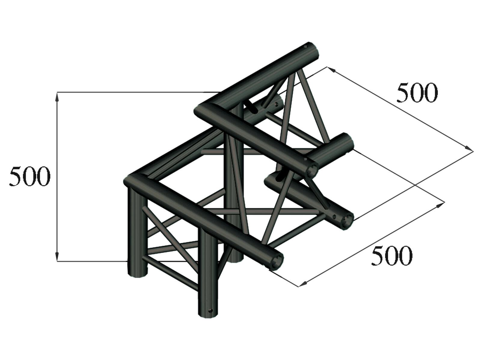 ALUTRUSS TRILOCK S-PAL-32 Angolo a 3 vie /\ sinistro - 6030253P