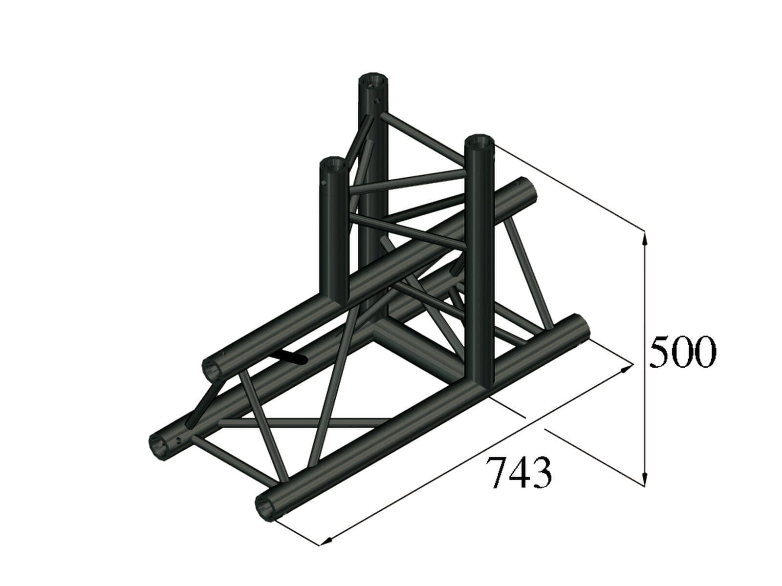 ALUTRUSS TRILOCK S-PAT-37 Raccordo a T a 3 vie - 6030253U