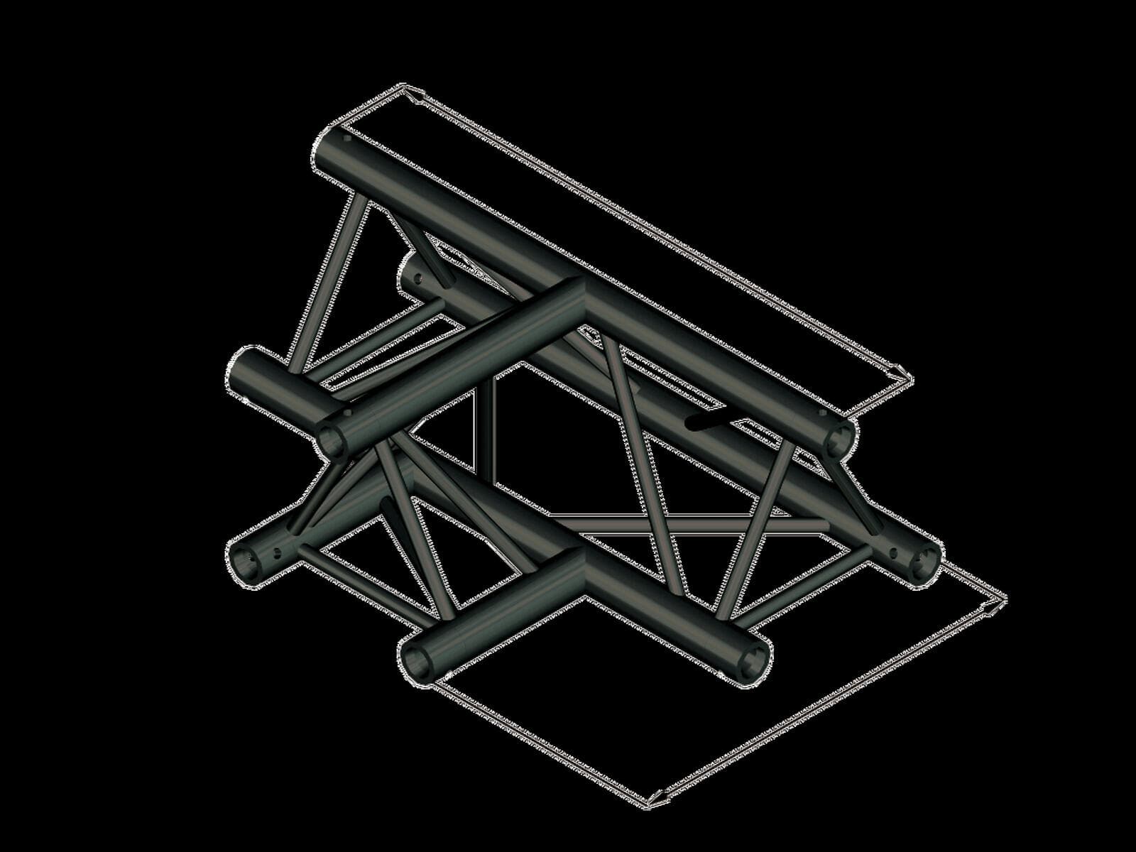 ALUTRUSS TRILOCK S-PAT-36 Raccordo a T a 3 vie - 6030253V