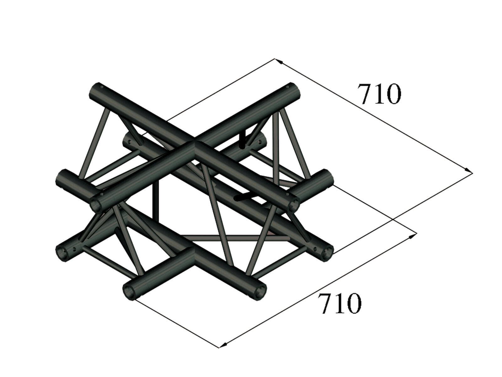 ALUTRUSS TRILOCK S-PAC-41 Croce a 4 vie - 6030253Y
