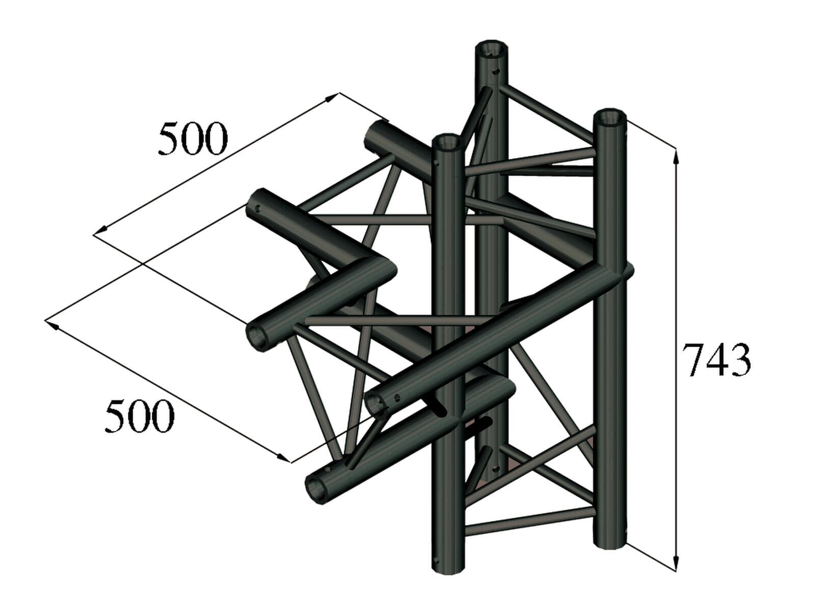ALUTRUSS TRILOCK S-PAC-44 elemento a 4 vie / sinistro - 60302541