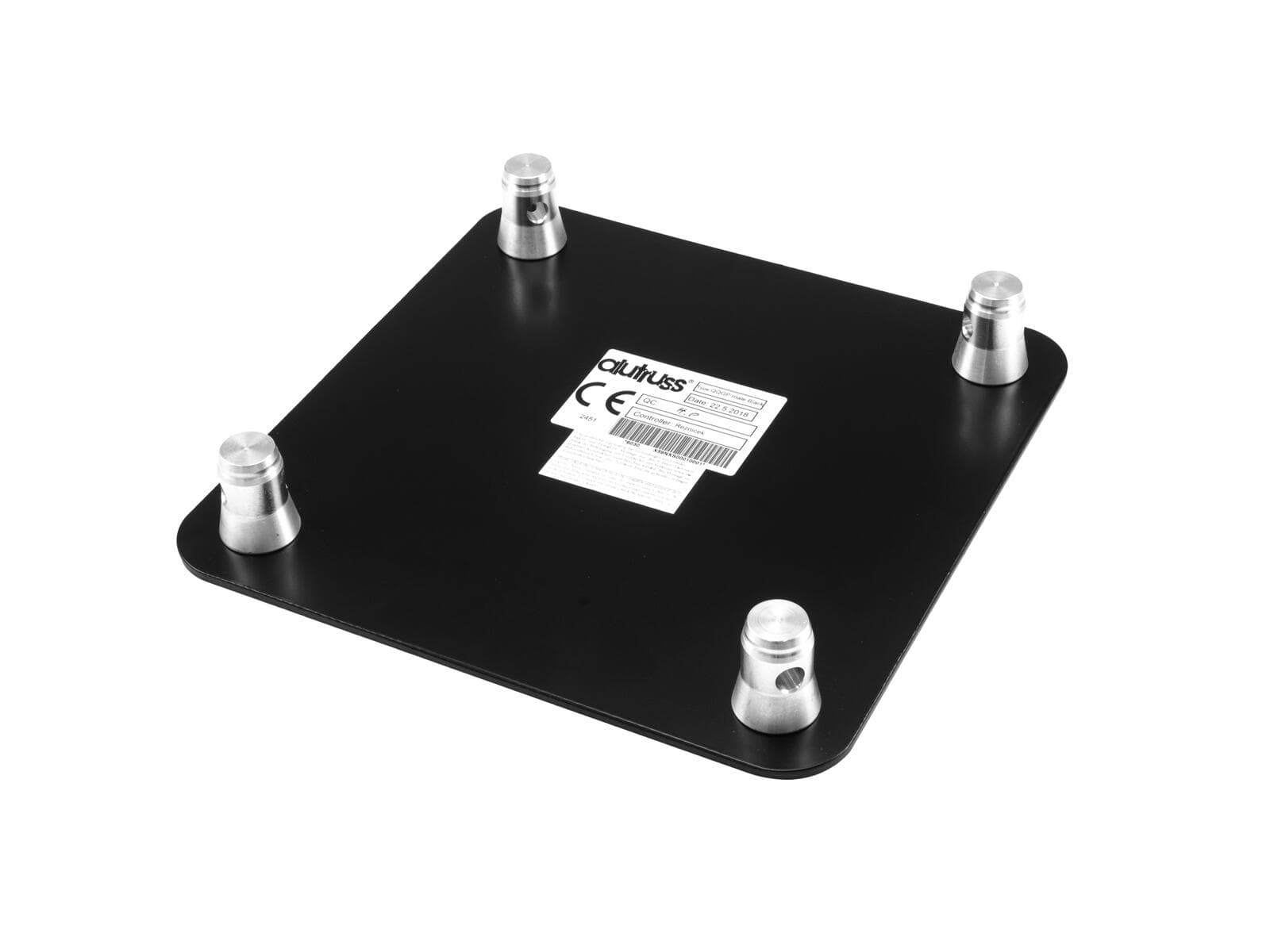 ALUTRUSS QUADLOCK Piastra terminale SQQGP-Male M-10 bk - 60303304