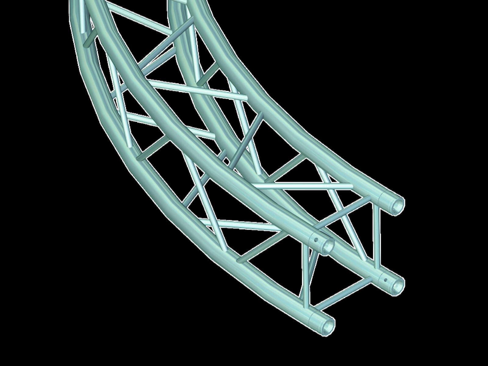ALUTRUSS QUADLOCK 6082 Elemento per cerchio 5m interno a 45° - 60306726