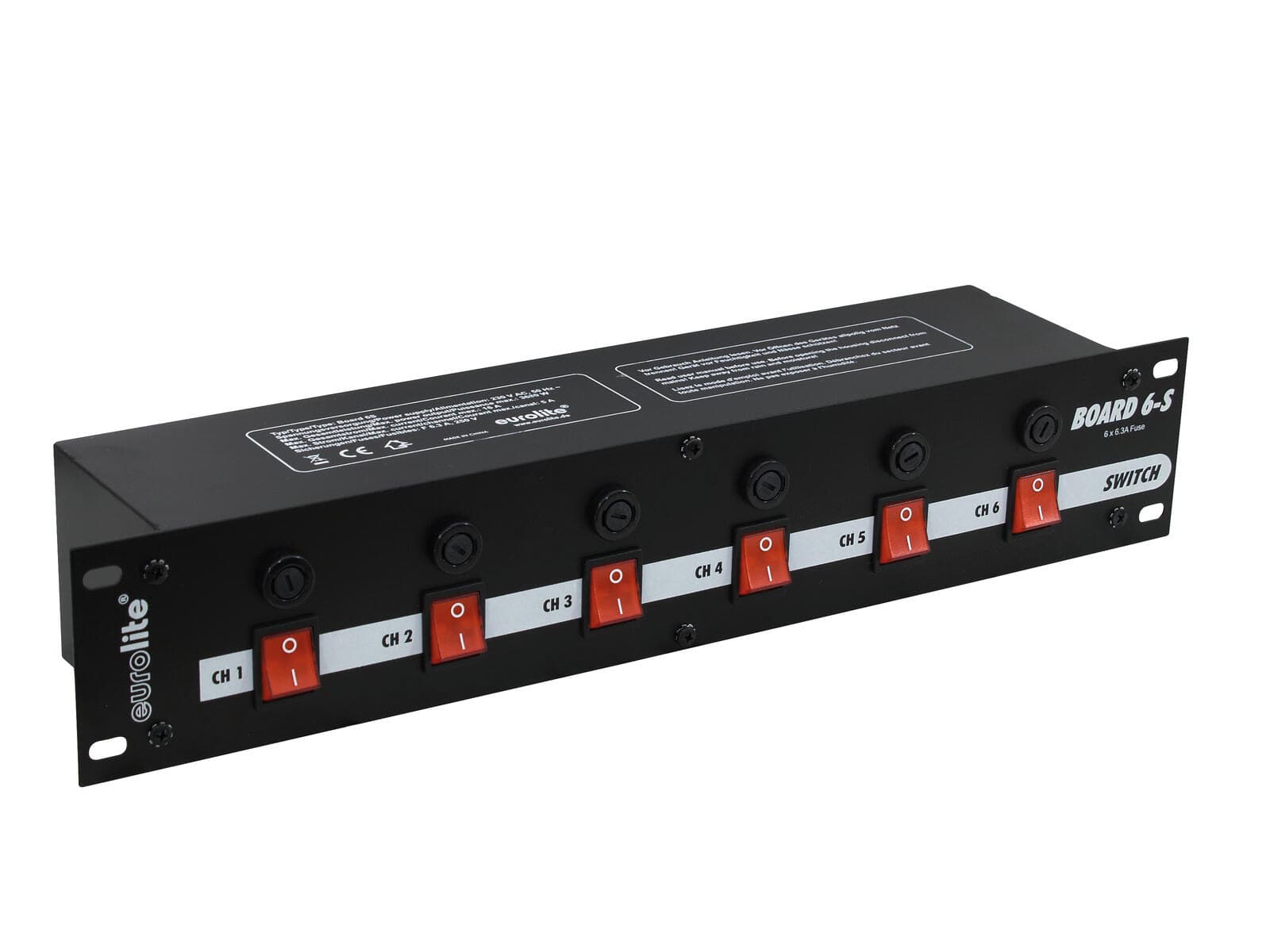 EUROLITE Board 6-S con 6 spine di sicurezza - 70008275