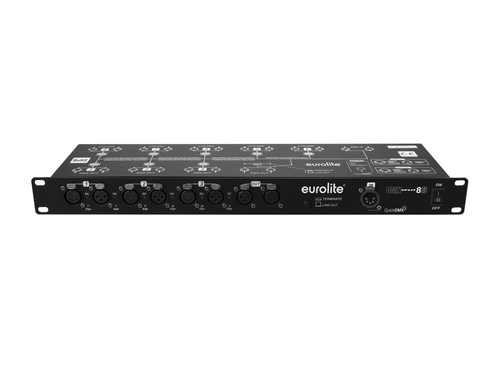 EUROLITE DMX Split 8X Splitter - 70064825