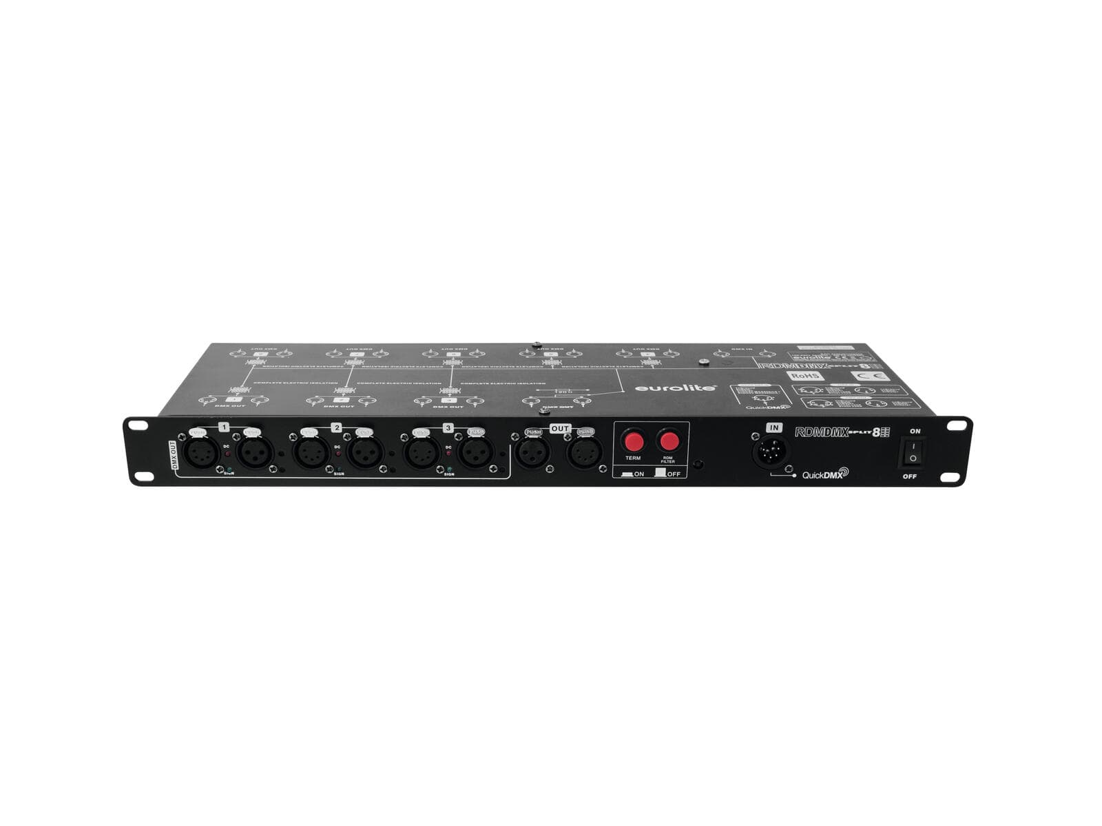 EUROLITE DMX Split 8X Splitter RDM - 70064826