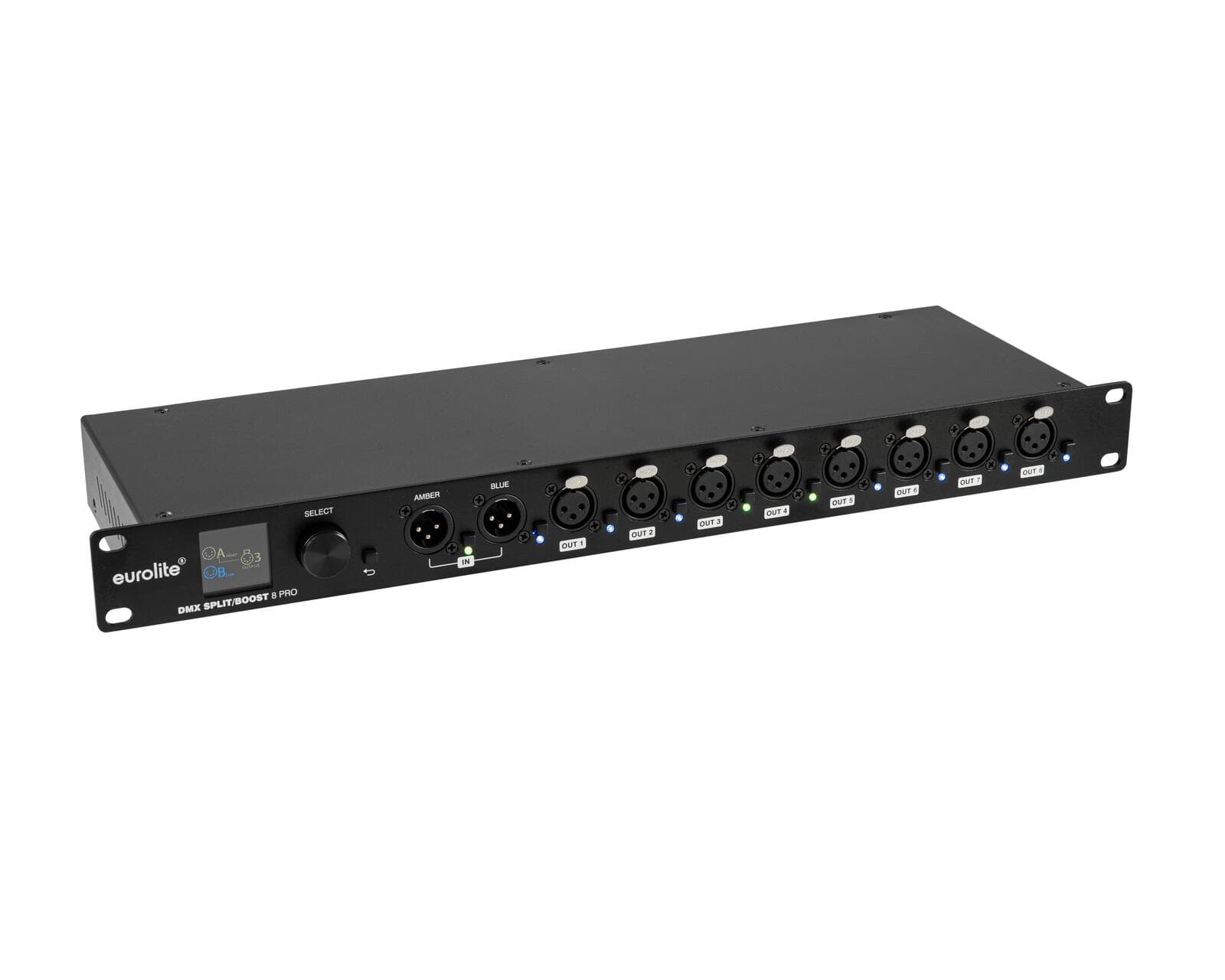 EUROLITE DMX Split/Boost 8 PRO a 3 poli - 70064834