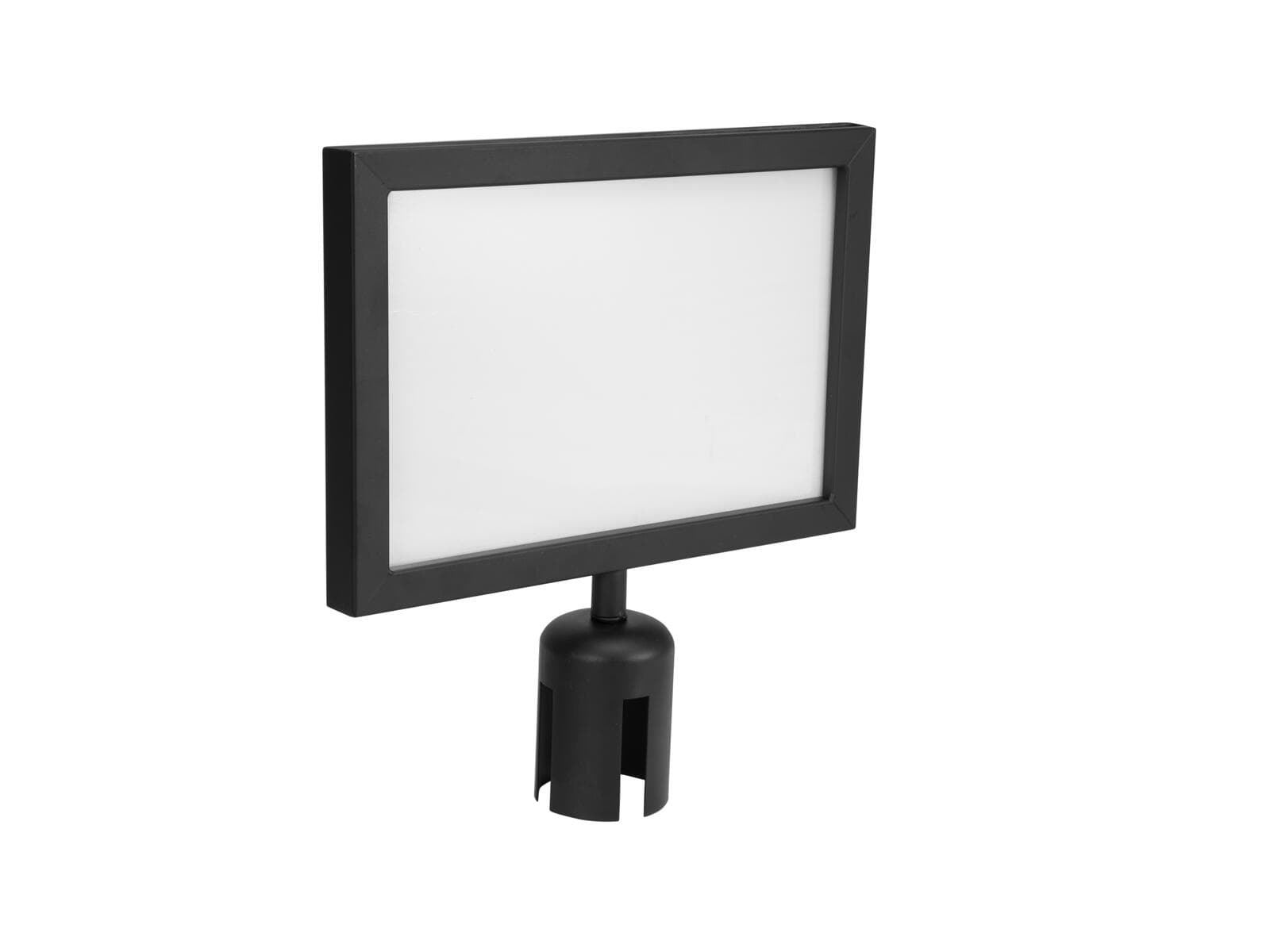EUROLITE Cartello per barriera Eurolite 317x215 nero - 80703011