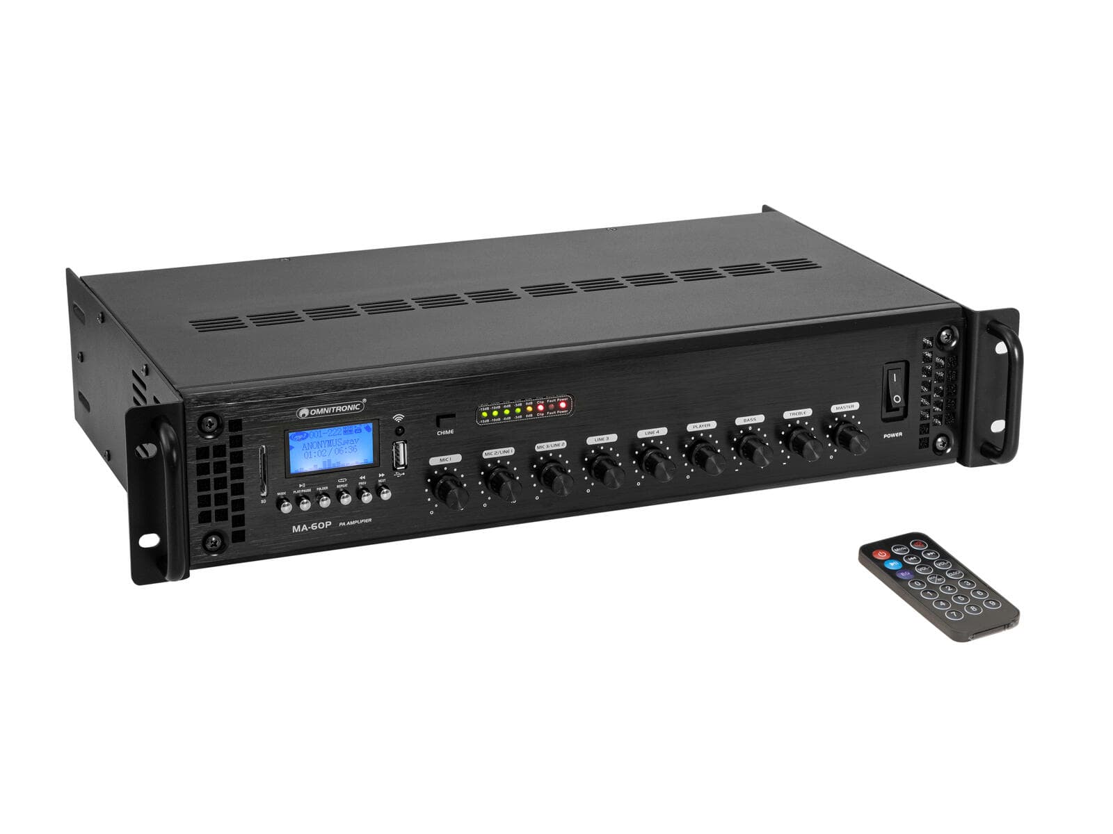 OMNITRONIC MA-60P Amplificatore mixer PA - 80709612