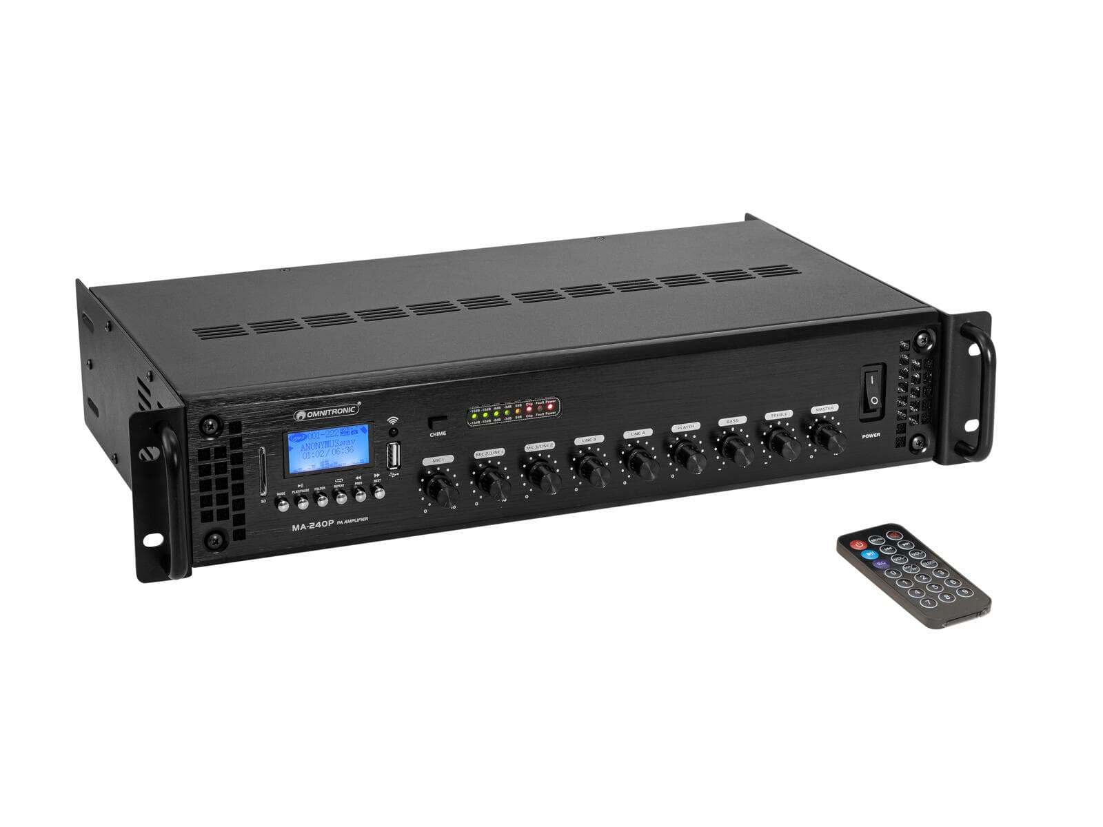 OMNITRONIC MA-240P Amplificatore mixer PA - 80709632