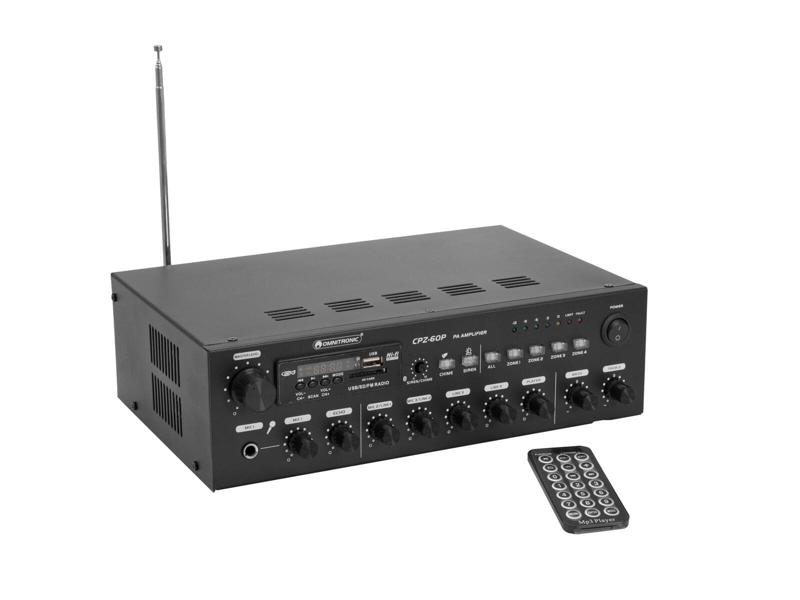 OMNITRONIC CPZ-60P Amplificatore mixer PA - 80709703