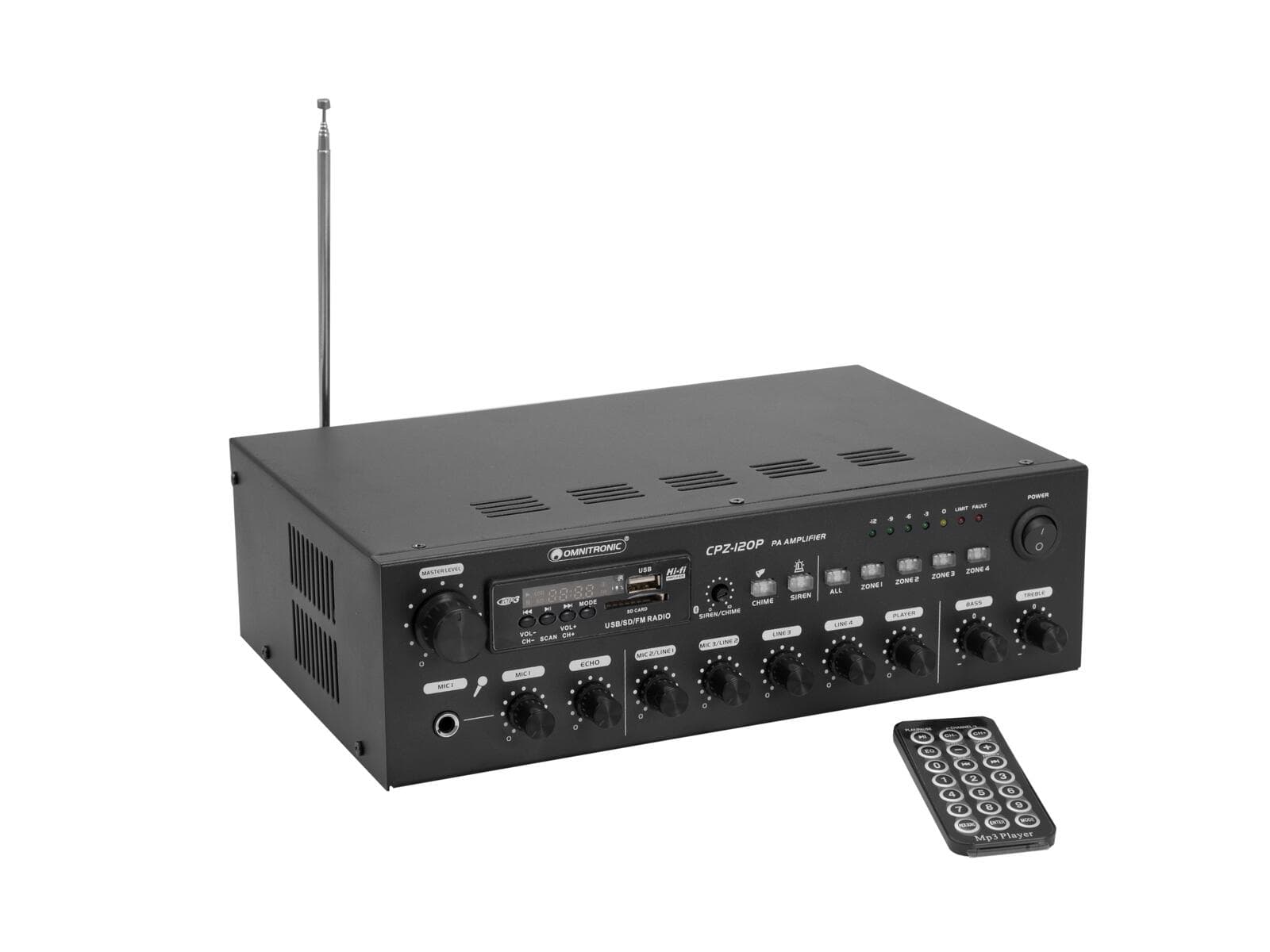 OMNITRONIC CPZ-120P Amplificatore mixer PA - 80709704