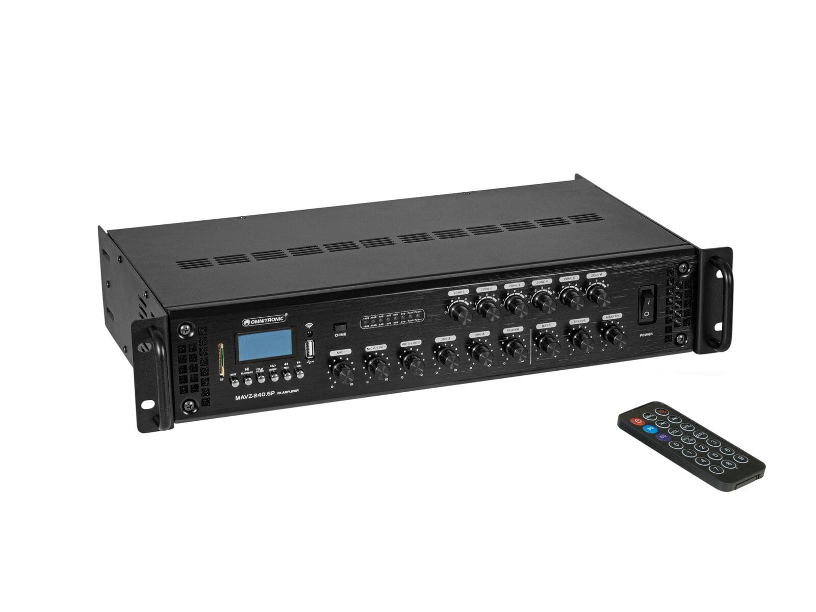 OMNITRONIC MAVZ-240.6P Amplificatore mixer PA - 80709789