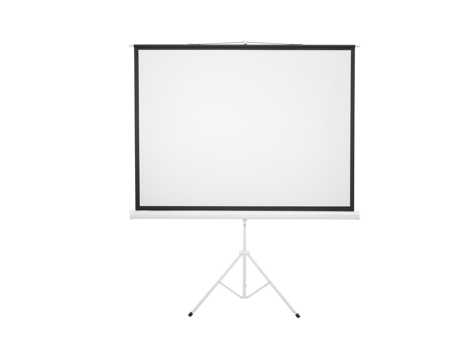 EUROLITE Schermo per proiezione 4:3, 1,72x1.3m con treppiede - 80901200