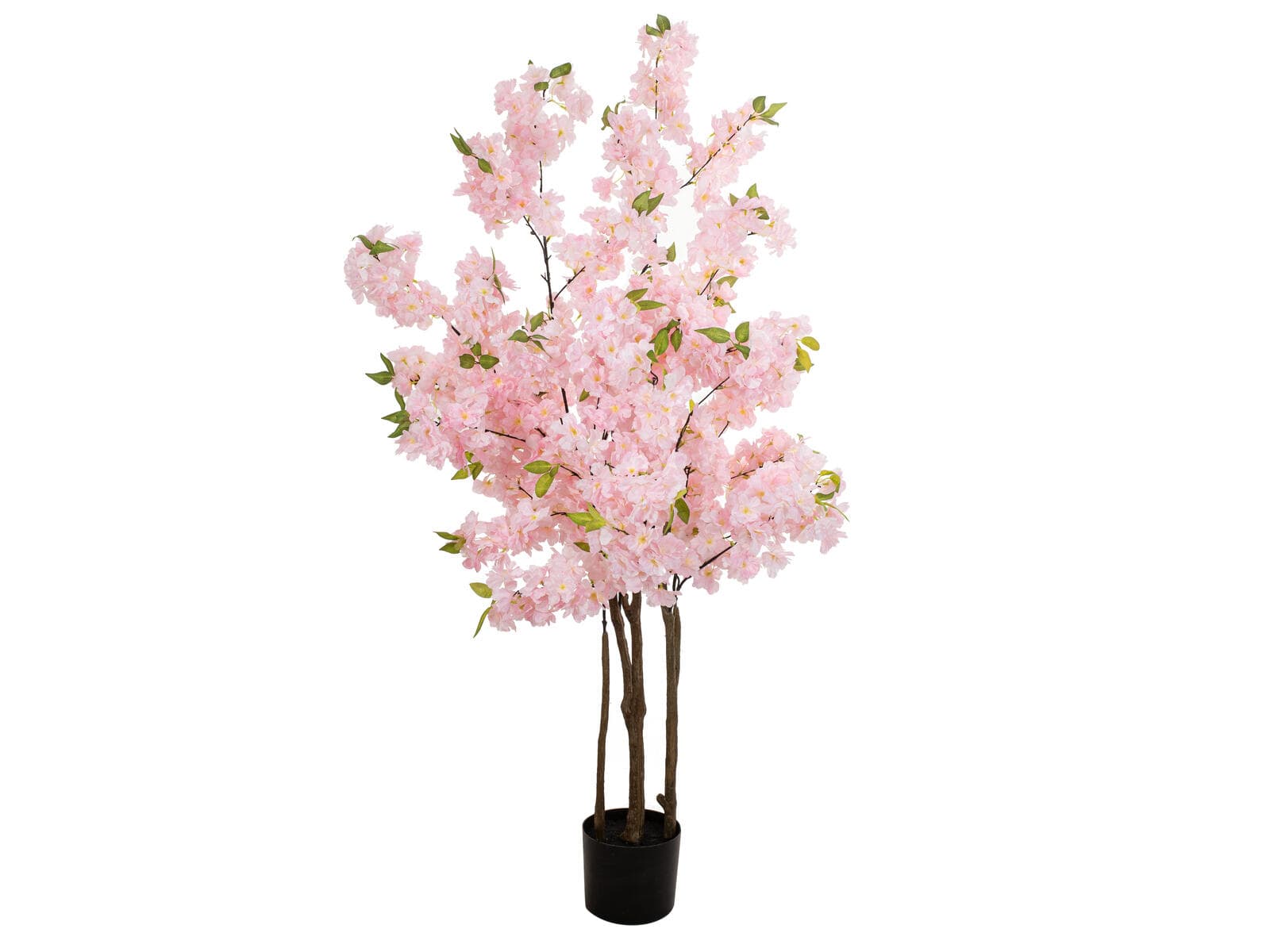 EUROPALMS Ciliegio con 3 tronchi, pianta artificiale, rosa, 160cm - 82507834