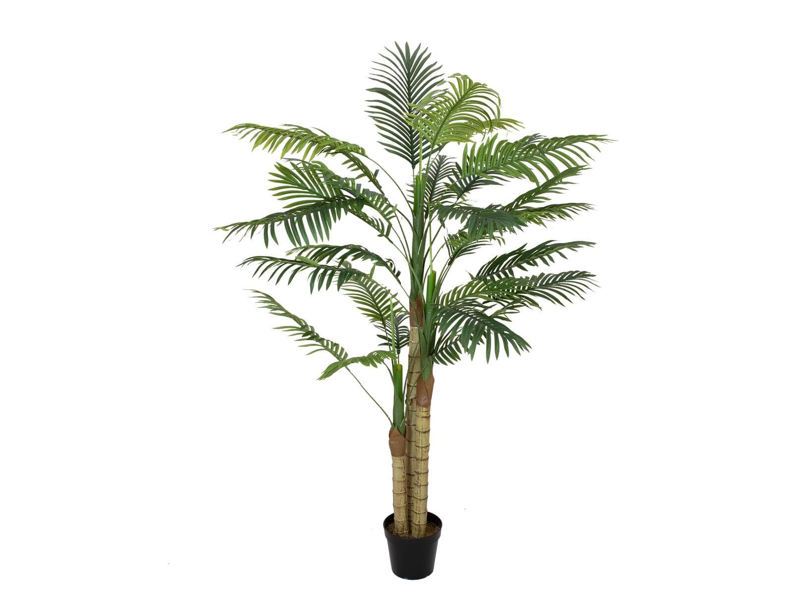 EUROPALMS Areca Palm, 3 tronchi, pianta artificiale, 150 cm - 82509411