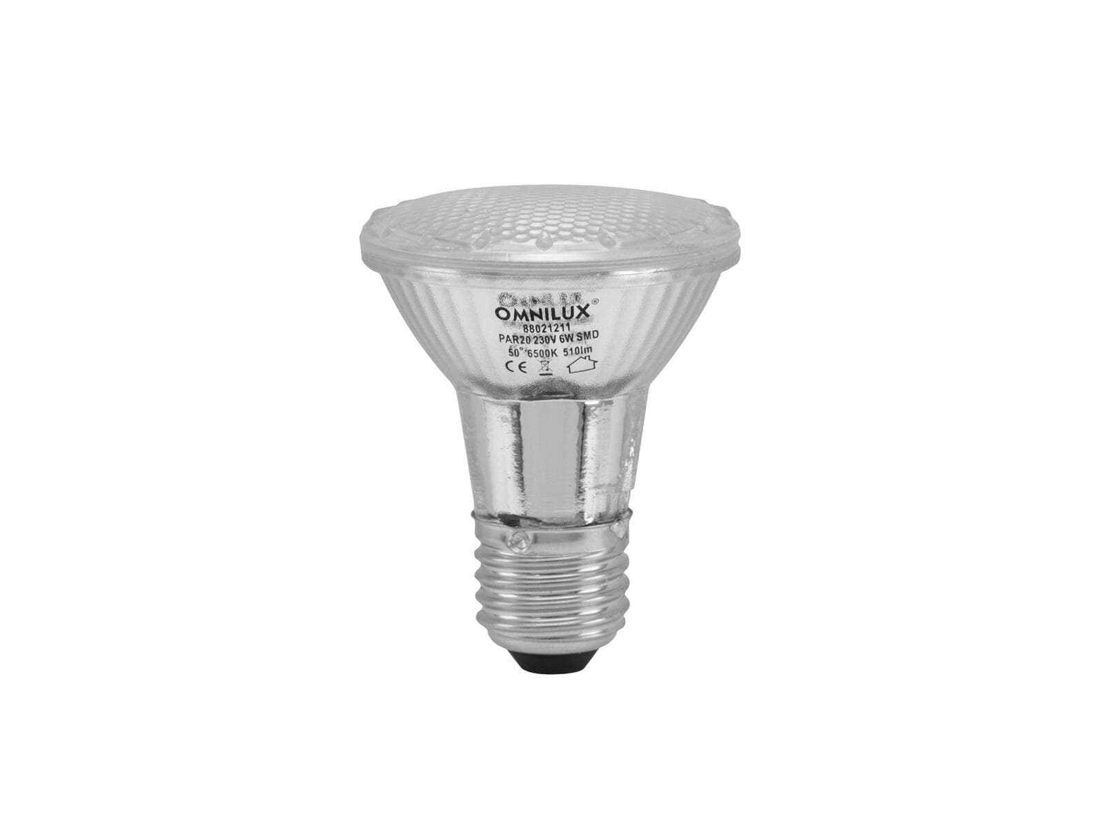 OMNILUX PAR-20 230V SMD 6W E-27 LED 6500K - 88021211