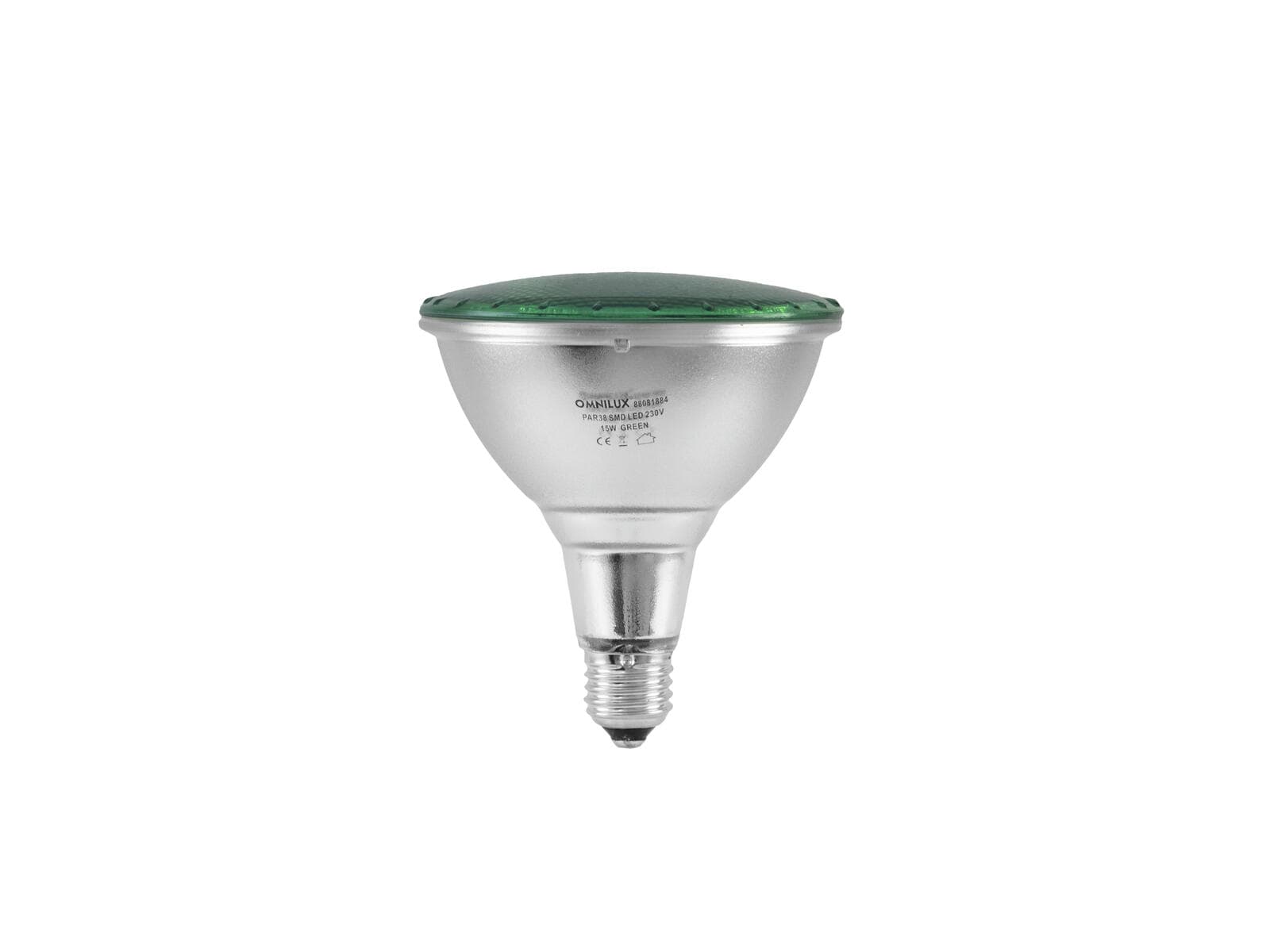 OMNILUX PAR-38 230V SMD 15W E-27 LED verde - 88081884