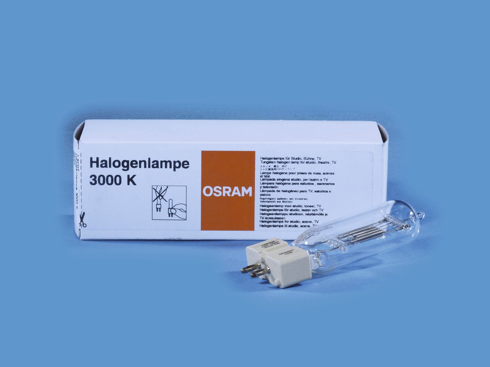 OSRAM 64752 240V/1200W GX-9.5 480h 3000K - 88347010