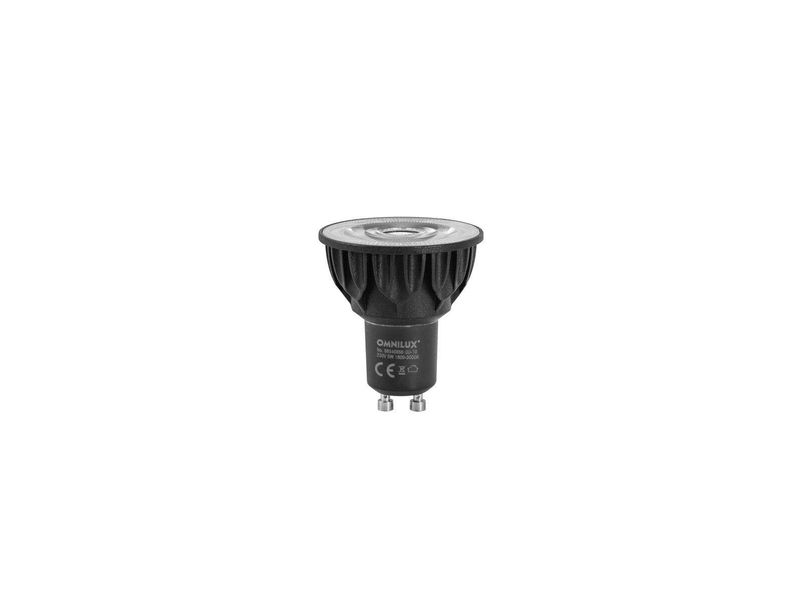 OMNILUX GU-10 230V COB 5W LED 1800-3000K dim2warm - 88540655