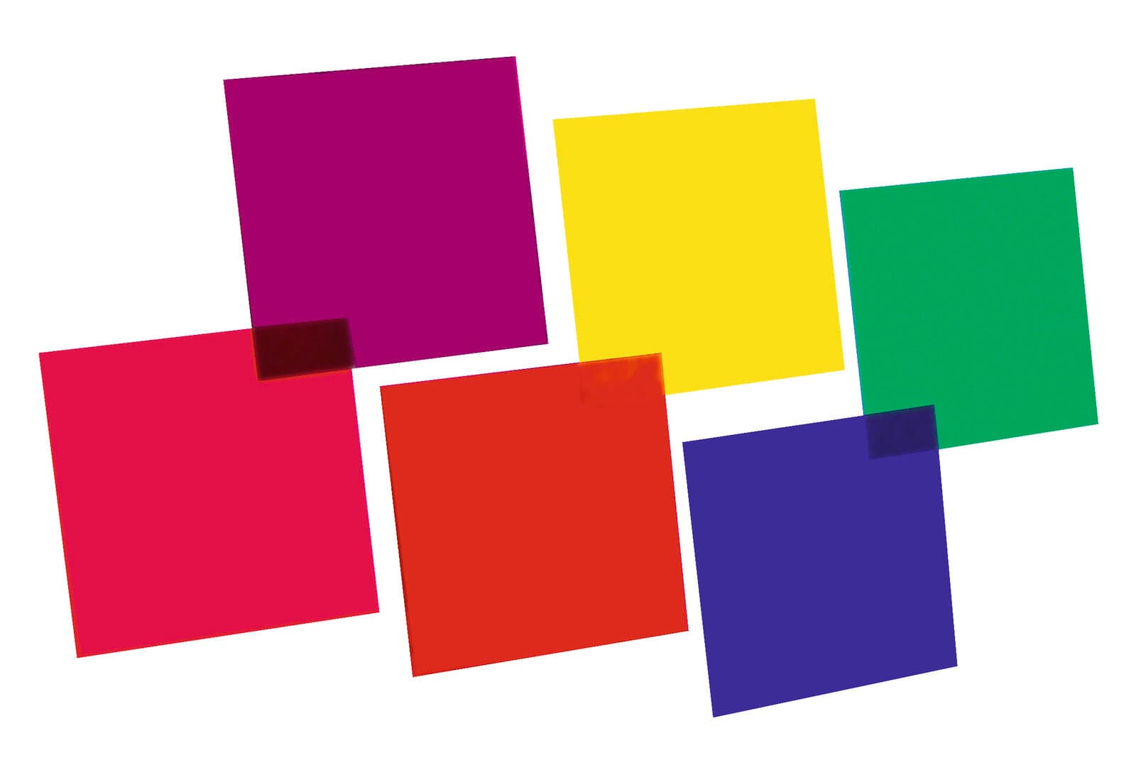 EUROLITE Set di filtri colorati 24x24cm, sei colori - 9410050A