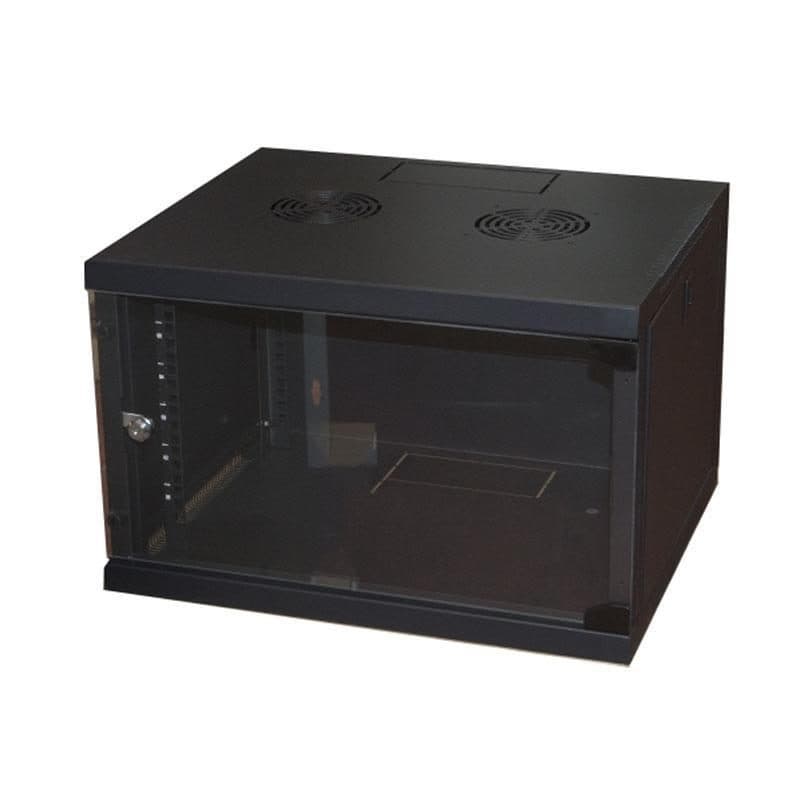Link armadio 6 unita` da muro per reti (a)350 x (l)540 x (p) 450 mm colore nero - ESF-179566