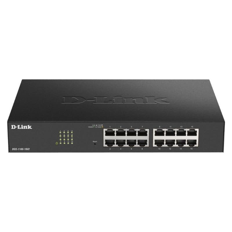 Switch 16 porte gigabit smart managed - D-Link DGS-1100-16V2