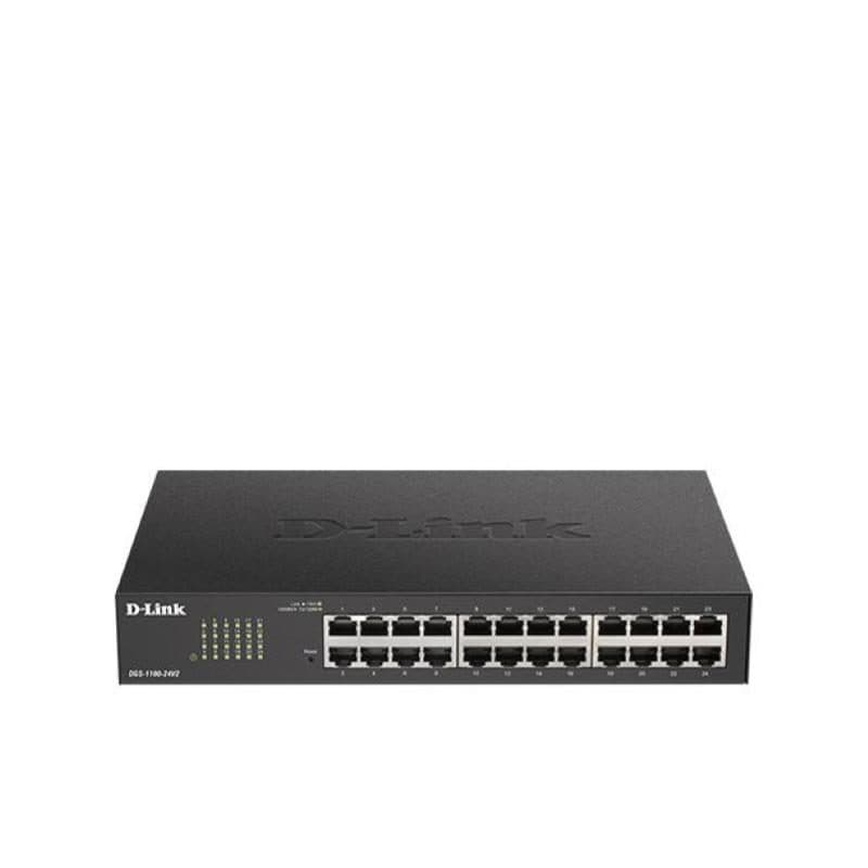 Switch 24 porte gestito PoE Gigabit Ethernet (10/100/1000) nero 1U - D-Link DGS-1100-24V2
