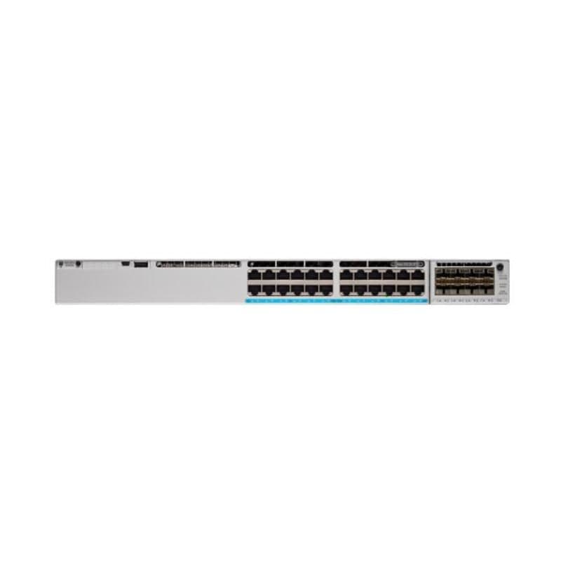 Switch di rete gestito L2/L3 24 porte LAN RJ-45 10/100/1000 Mbps PoE grigio - Cisco C9300-24P-E