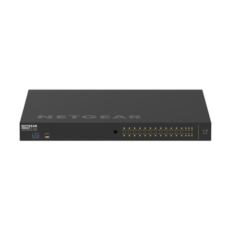 Switch gestito L3 gigabit 24 x 10/100/1000 (PoE+) + 2 x 10/100/1000 + 4 x 1/10 Gigabit SFP+ PoE+ 480W - Netgear GSM4230PX-100EUS