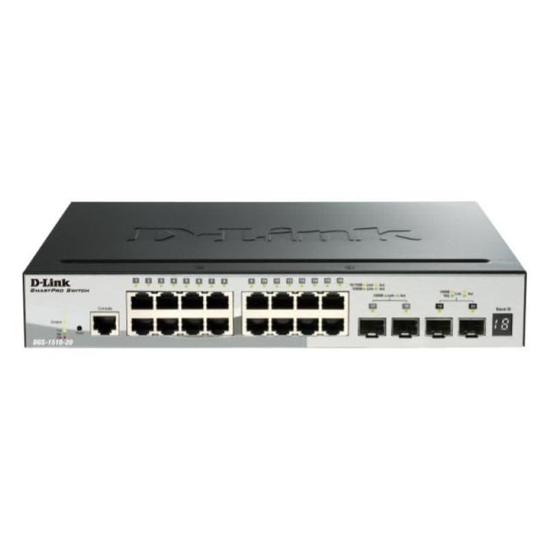 Switch 48 x RJ-45 + 2 x SFP + 2 x SFP+ - D-Link DGS-1510-52XMP