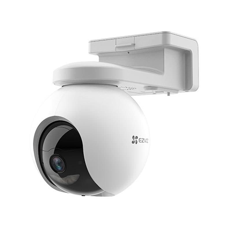 Telecamera di sicurezza IP 2K Wi-Fi motorizzata da esterno a batteria 4MP sensore PIR bianco - EZVIZ EZHB8