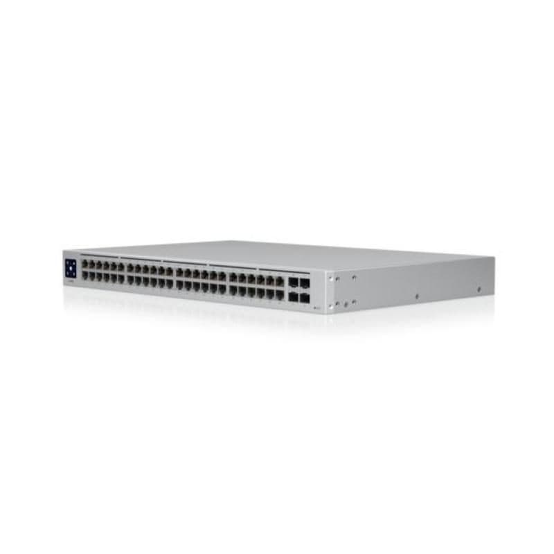 Switch gestito 48 porte gigabit Ethernet (10/100/1000) di cui 32 PoE 195 W 4 SFP 1GbE rack - Ubiquiti USW-48-PoE-EU