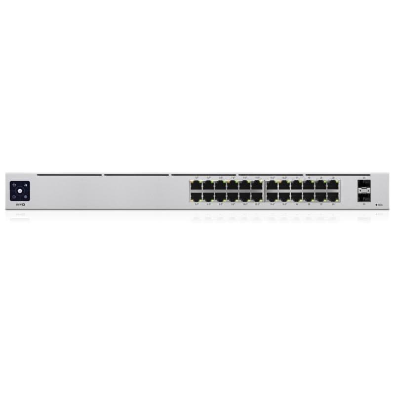 Ubiquiti usw-24-poe-eu switch gestito l2/l3 24 porte gigabit 10/100/1000 di cui 16 poe 95 w - 2 porte sfp montabile a - no Name