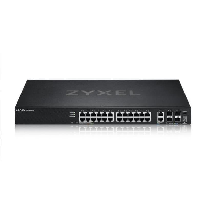 Switch managed layer 3 lite stackable 24 porte gigabit + 2 porte 10GbE + 4 porte 10 Gigabit SFP+ - Zyxel XGS2220-30-EU0101F