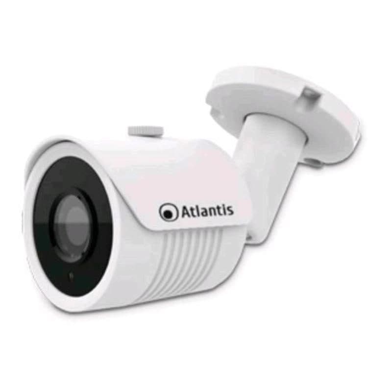 Videocamera IP PoE bullet bianca 5MP sensore CMOS 1/2.8 ottica fissa 36mm - Atlantis