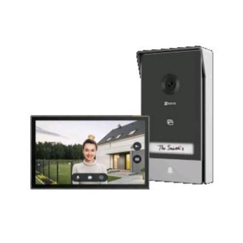 Videocitofono 2 fili con monitor touch 7 pollici 2K Wi-Fi sblocco remoto porta/cancello grigio - EZVIZ HP7