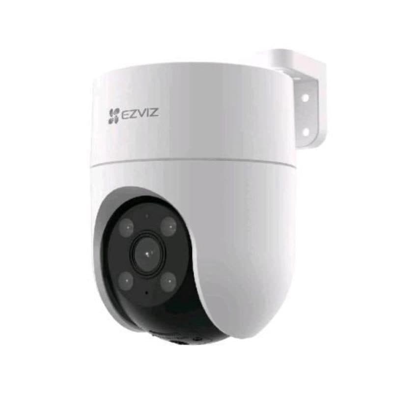 Telecamera di sicurezza IP a torretta Wi-Fi esterno/interno motorizzata auto tracking e difesa attiva 3MP bianco - EZVIZ H8C