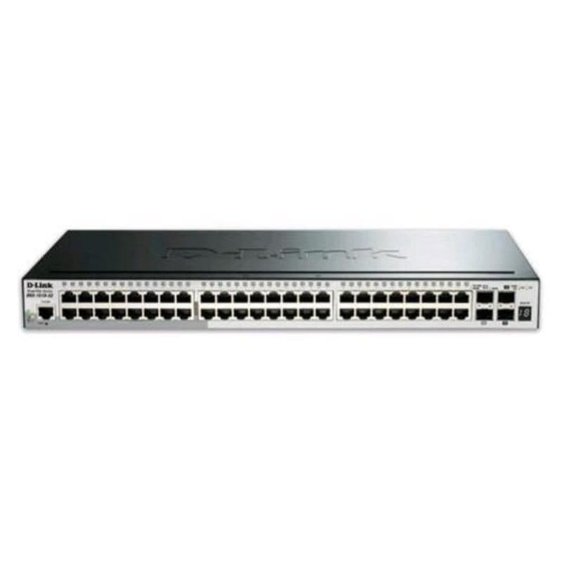Switch SmartPro 52 porte gigabit 4 slot 10G SFP+ rackmount 19 pollici - D-Link DGS-1510-52X