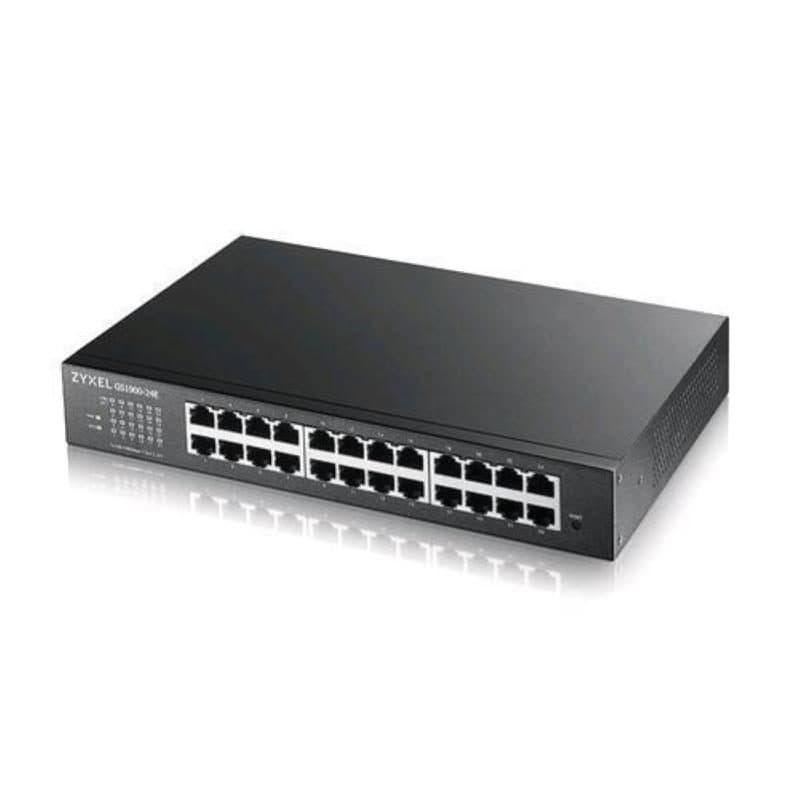 Switch di rete gestito L2 Gigabit Ethernet 10/100/1000 1U nero - Zyxel GS1900-24E-EU0103F