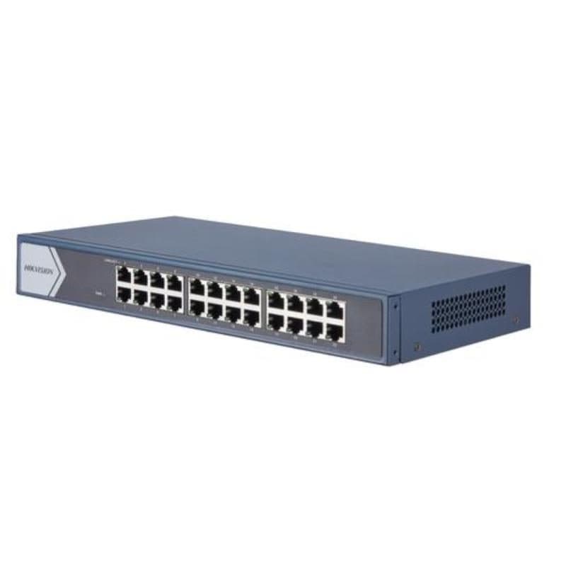 Switch di rete non gestito L2 Gigabit Ethernet 10/100/1000 1U nero/blu - Hikvision DS-3E0524-E