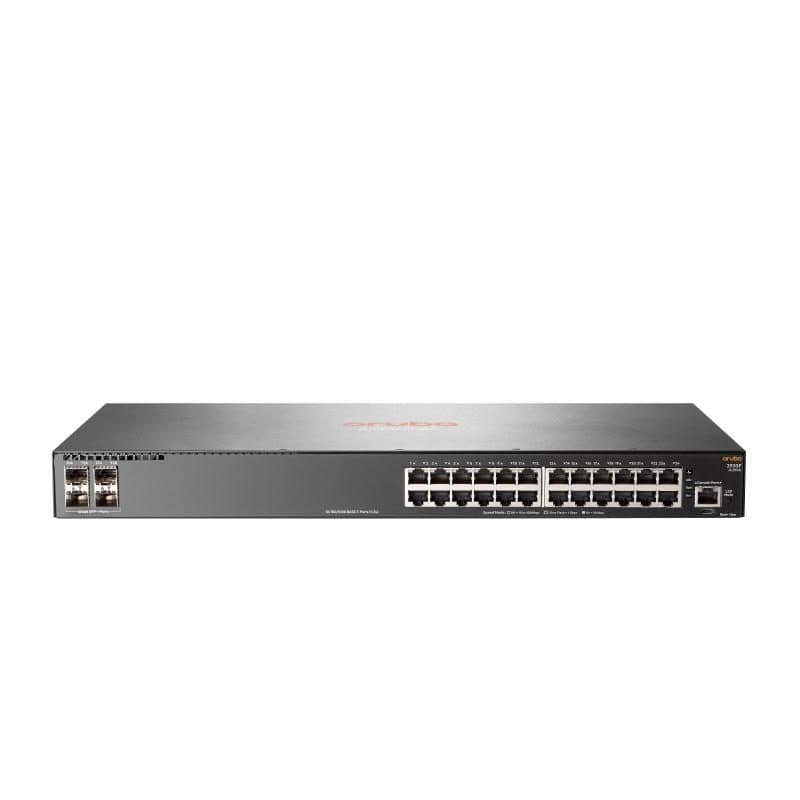 Switch L3 gestito 24 x 10/100/1000 + 4 x Gigabit SFP (uplink) montabile su rack - HP Aruba 2930F 24G 4SFP