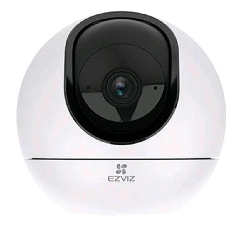 Telecamera da interno motorizzata 5Mpx Wi-Fi dual band + Ethernet visione 360 gradi audio bidirezionale con IA - EZVIZ H6
