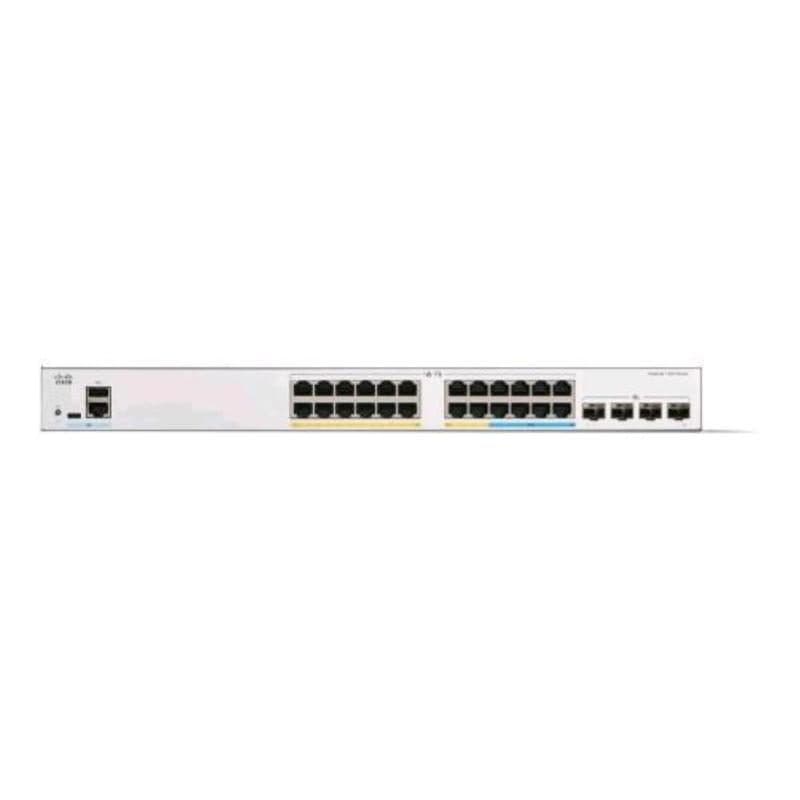 Switch gestito L3 24 x 10/100/1000 (PoE+) + 4 x 10 Gigabit SFP+, PoE+ 195 W, montabile su rack - Cisco Catalyst C1300-24MGP-4X
