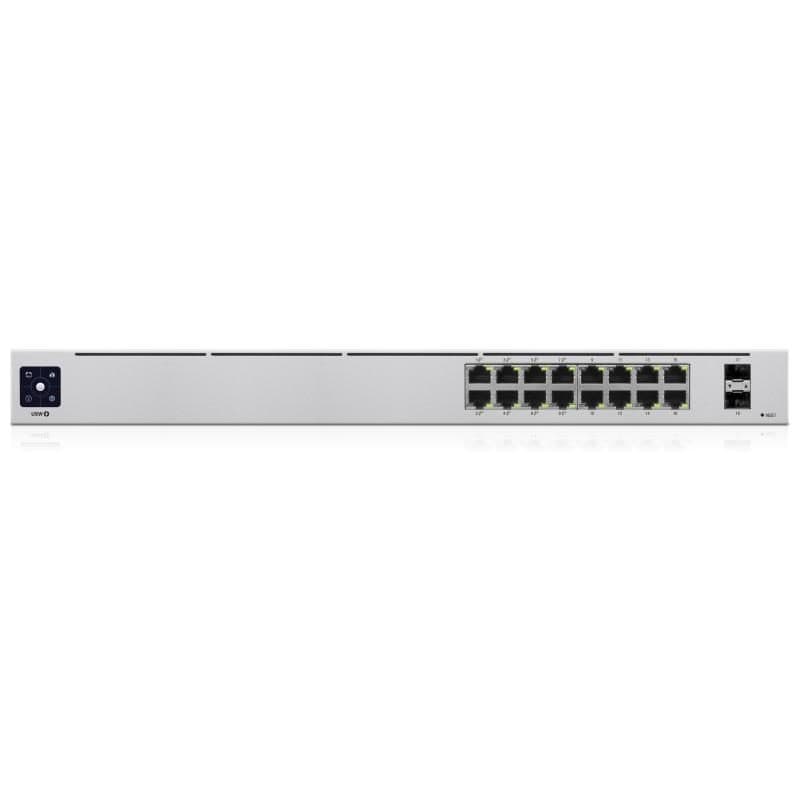 Switch 16 porte Gigabit di cui 8 PoE+, 2 porte uplink - Ubiquiti