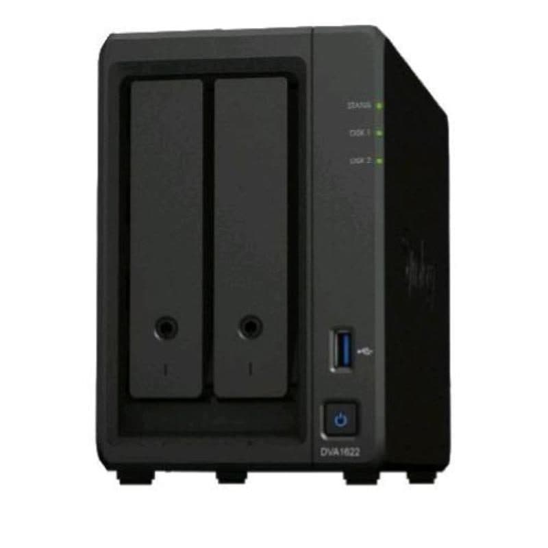 Videoregistratore NVR 16 canali con deep learning, Gigabit Ethernet, per videosorveglianza - Synology DVA1622